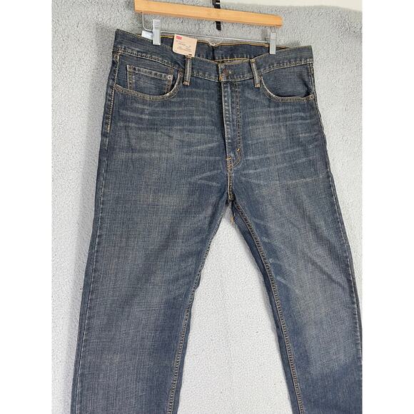 Levi’s‎ 505 Regular Fit Straight Leg Jeans 38x34 Men’s Blue Denim NWT - Picture 9 of 14